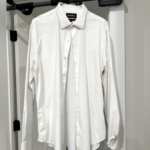 Men’s Slim Fit White Button Down